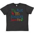 thumbnail image 3 of Inktastic My Aunt in Kentucky Loves Me Youth T-Shirt, 3 of 5