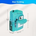 thumbnail image 4 of SupreGear Water-Resistant Mobility Crutch Bag, 1-Pack Organizer with Cup Holder and Multiple Pockets,Cyan, 4 of 9