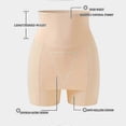 thumbnail image 4 of Bóxer de cintura alta de seda de hielo para mujer, pantalones cortos de doble capa debajo de la falda, pantalones de seguridad, faja abdominal para mujer, 4 of 5