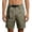 Green, variant on Men's Cotton Hiking Shorts with Built-in Belt, Summer Outdoor Hiking Short Pants, Moisture Wicking Breathable Casual Shorts for Camping Travel