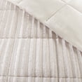 thumbnail image 3 of Home Essence York Faux Fur 3 Piece Solid Comforter Set, King/Cal King, Champagne, 3 of 4
