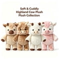 thumbnail image 6 of 16" Highland Cow Plush Toy, Large Soft Furry Stuffed Animal for Stress Relief & Emotional Companion, 6 of 9