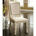 thumbnail image 4 of Bowery Hill Transitional Wood 7-Piece Dining Set in Antique White, 4 of 6