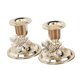 thumbnail image 2 of 2 candelabros elegantes, candelabros decorativos cónicos, centro de mesa para chimenea, dormitorio, festival Plata, 2 of 9