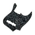 thumbnail image 2 of xinxixnxx 1 Ply 10 Hole Guitar Pick Guard Plate Decorative Flower Print Black Pickguard Cover Replacement Parts for JB Musical Instrument, 2 of 7
