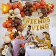 thumbnail image 2 of Fall Balloon Arch Kit, Friendsgiving Balloons with Orange Coffee Brown Sand White Balloons, Pumpkin Maple Leaf Hazelnut Foil Balloon for Fall Friendsgiving Autumn Harvest Birthday Party Supplies, 2 of 6