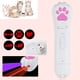 thumbnail image 1 of pieza (luz roja de proyección LED + luz láser + luz violeta UV) puntero para gatos, juguete de luz LED recargable por USB para herramienta de entrenamiento de perros y gatos., 1 of 3