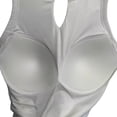 thumbnail image 6 of Seamless Yoga Tank Tennis Top for Workout with Built-In Support for Everyday Home Gym and Fitness Activewear White M, 6 of 6