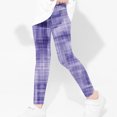 thumbnail image 5 of KkSLirnhs 6 Years Girls' Elastic Waistband Leggings, Lightweight & Stretchy, Ideal for Warm Weather, Durable for Active Play, Available in Assorted Patterns, Ages 3-10 Purple, 5 of 5