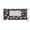 Big Paws White on Black, variant on Cotton Apron - Animal Paw Print - Kitchen BBQ Restaurant Cooking Painters Artists - Full Apron or Waist Apron