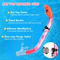 thumbnail image 3 of Set de Snorkel KUYOU para Niños con Máscara Antivaho y Gafas de Natación, 3 of 8