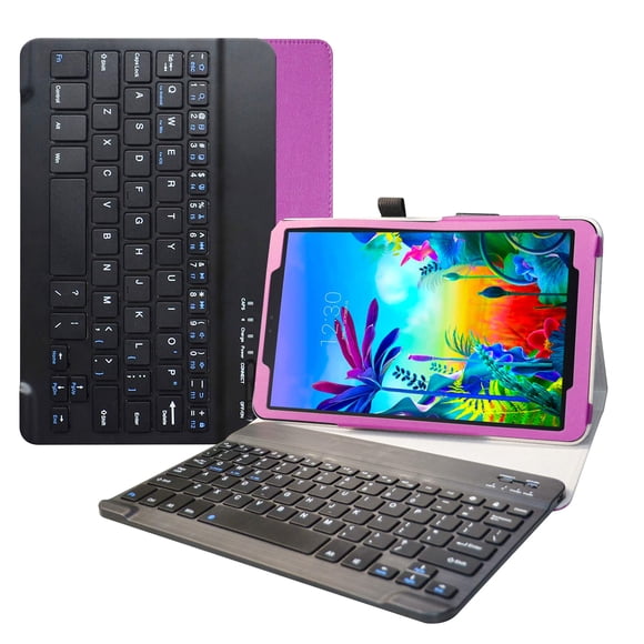 Funda con teclado desmontable LiuShan para LG G Pad 5 10.1"