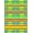 Multicolor Lime Green Pink Blue Yellow, Pattern 7, variant on ODIKA 8'x10' Washable Area Rug Durable, Non-Slip Retro 80S Geometric Bold Memphis Squiggle Interlocking Funky Flowing Dynamic for Living Room, Under Sectional, Family