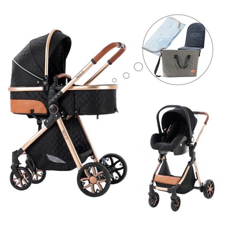 Iris Baby 3-in-1 Adventurer Infant Travel System with Accessories Combo for 0-3 Years,33 pounds,Unisex