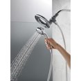 thumbnail image 2 of Delta Faucet Shower Head, 4-Setting In2ition, 2-in-1 Shower Head with Handheld Spray, Chrome, 2 of 6