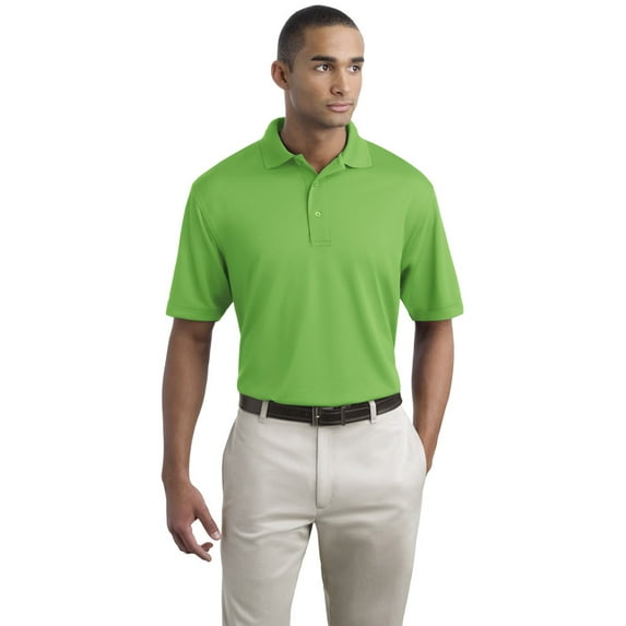 Port Authority K497 Men's Blend Pique Polo Shirt - Vibrant Green - 4X-Large