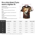 thumbnail image 5 of Pofeuu Vintage Colorful Flower Puppy Print Hawaiian Shirt for Men Sleeves Casual Button Down Summer Beach Dress Shirts T-Shirts,XX-Large, 5 of 7
