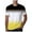 Yellow, variant on Plus Size Top Men's Popular Gradient Sport Short Sleeve Tops T-Shirt Yellow 6(L)