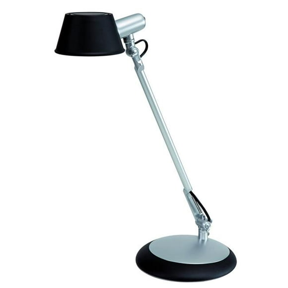 Lampe de Bureau LED à Lice au Toucher Doux - Noir