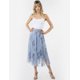 thumbnail image 5 of Falda de tul con hojas AMAD  Casual para mujer Talla L, 5 of 5