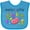 Turquoise, variant on Inktastic Aunties Little Jellybean Cute Easter Candy Boys or Girls Baby Bib