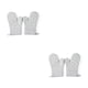 thumbnail image 2 of Advancent 1 par de guantes para horno microondas, portátiles, lavables, colgantes, resistentes al calor, protección para cocinar, guantes para Gris 2piezas, 2 of 6