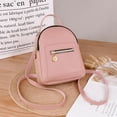 thumbnail image 3 of zttd fashion women shoulders small backpack letter purse mobile phone messenger bag a, 3 of 5