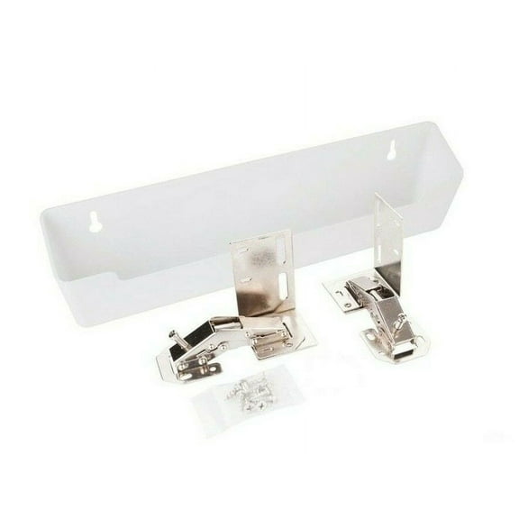 14" INCH - SINK FRONT TIP OUT TRAY SPONGE HOLDER KIT WITH HINGES AND SCREWS Household