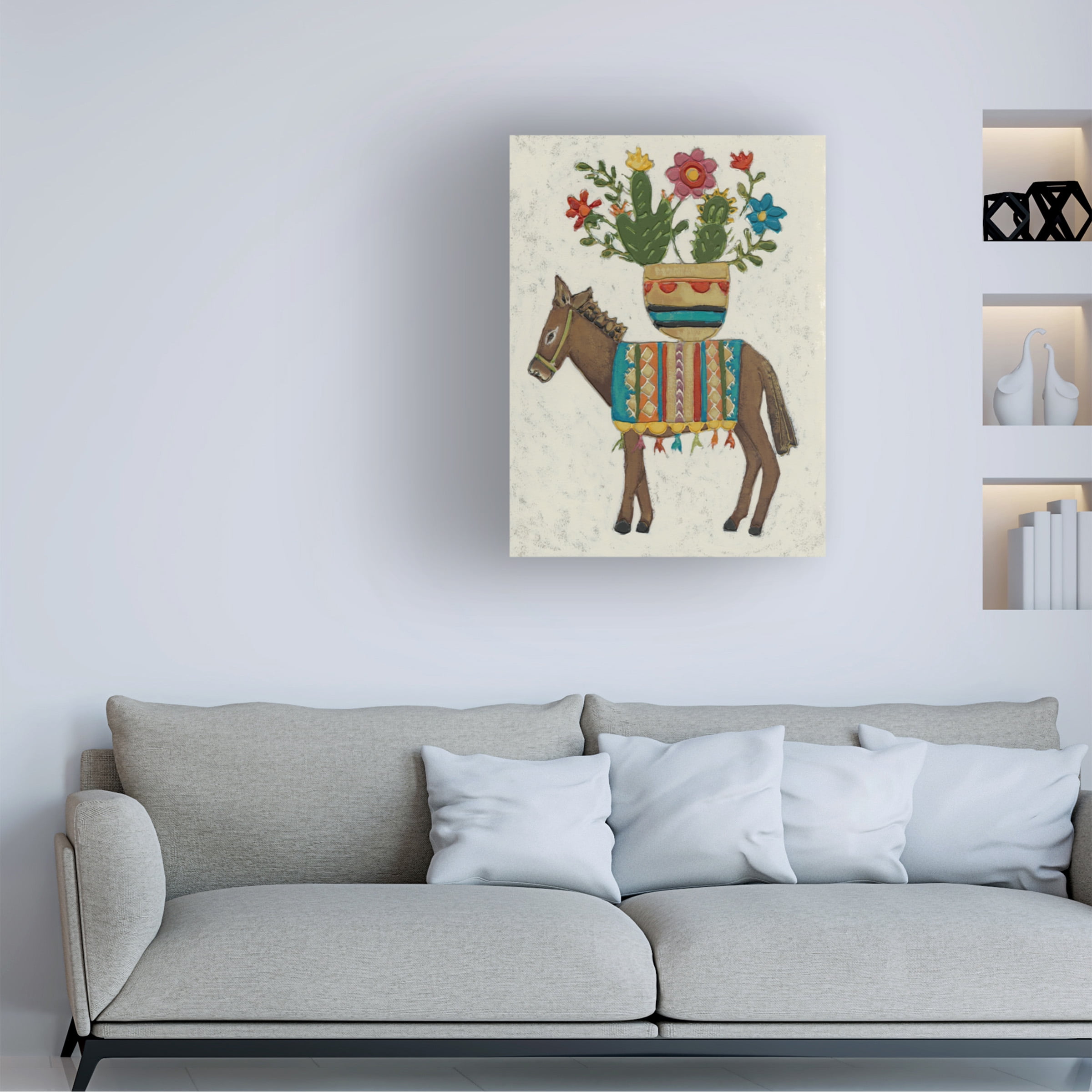 Chariklia Zarris 'Market Boro II' Canvas Art
