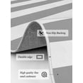 thumbnail image 3 of Gray and Area Rug for Bedroom 4x6 Ft White Stripe Super Soft fuzzy Throw Rug Non-Slip Fluffy Plush Indoor Floor Carpet for Living Room Nursery Home Decor, 3 of 8