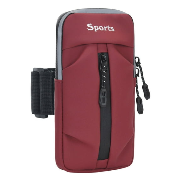 Uxgjfwu Running Phone Armband, Waterproof Fitness Arm Strap Smartphone Holder for Jogging Gym Workouts Universal Phone Pouch Exercise Sports Bag