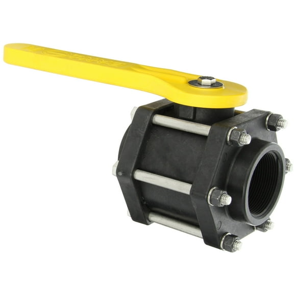 2" Poly Banjo Ball Valve Full Port 2" NPT Female USA MADE Farmer Bob's Parts V200FP