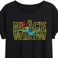 thumbnail image 3 of Marvel - Black Widow Type - Women's Oversized Graphic T-Shirt, 3 of 5