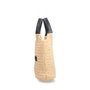 Balmain Women's Beige Straw Rafia Logo Tote Bag Neutrals