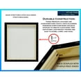 thumbnail image 3 of 1-1/2" Gallery Depth Black Stretched Canvas 12x24 10 Pack 13oz Professional Artist Quality, 100% Cotton, Art Supplies for Crafts, Gesso-Primed for Oil, Acrylic & Mixed Media, 3 of 6