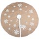thumbnail image 1 of Falda Eje Borde de tela Grande 48 pulgadas Redondo Interior Exterior Tapete Mesa Navidad Vacaciones Decoraciones, 1 of 4