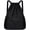Black, variant on Drawstring Backpack for Women and Men, Small Side Sack for Gym, Basketball and Soccer, Black
