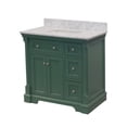 thumbnail image 5 of Sydney 36" Bathroom Vanity with Sage Green Cabinet and Carrara Marble Top, 5 of 6
