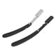 thumbnail image 1 of 2Pcs Barber Razor Holder Straight Edge Old Style Manual Shaver Hair Styling Shaving Supplies Silver Black, 1 of 5