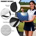 thumbnail image 6 of Xoenoiee Wolf Forest Print Golf Cart Seat Covers with 4 Pockets & Non-Slip Bottom, Universal Golf Cart Seat Towel Blanket Fits for EZGO, Yamaha, Club Car and More 2 Person Seat Golf Carts, 6 of 7