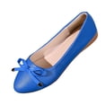 thumbnail image 1 of Loafers for Women, Plus Size Soft Sole with Bows, Trendy Comfortable Flat Shoes for Spring Summer, 1 of 9