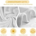 thumbnail image 5 of 2 Years Anniversary Blanket Gifts for Men Women 2nd Anniversary Cotton Gifts for Boyfriend Girlfriend Wedding Anniversary Blanket Gifts for Husband Wife Couple Happy Anniversary for Couple Christmas, 5 of 6