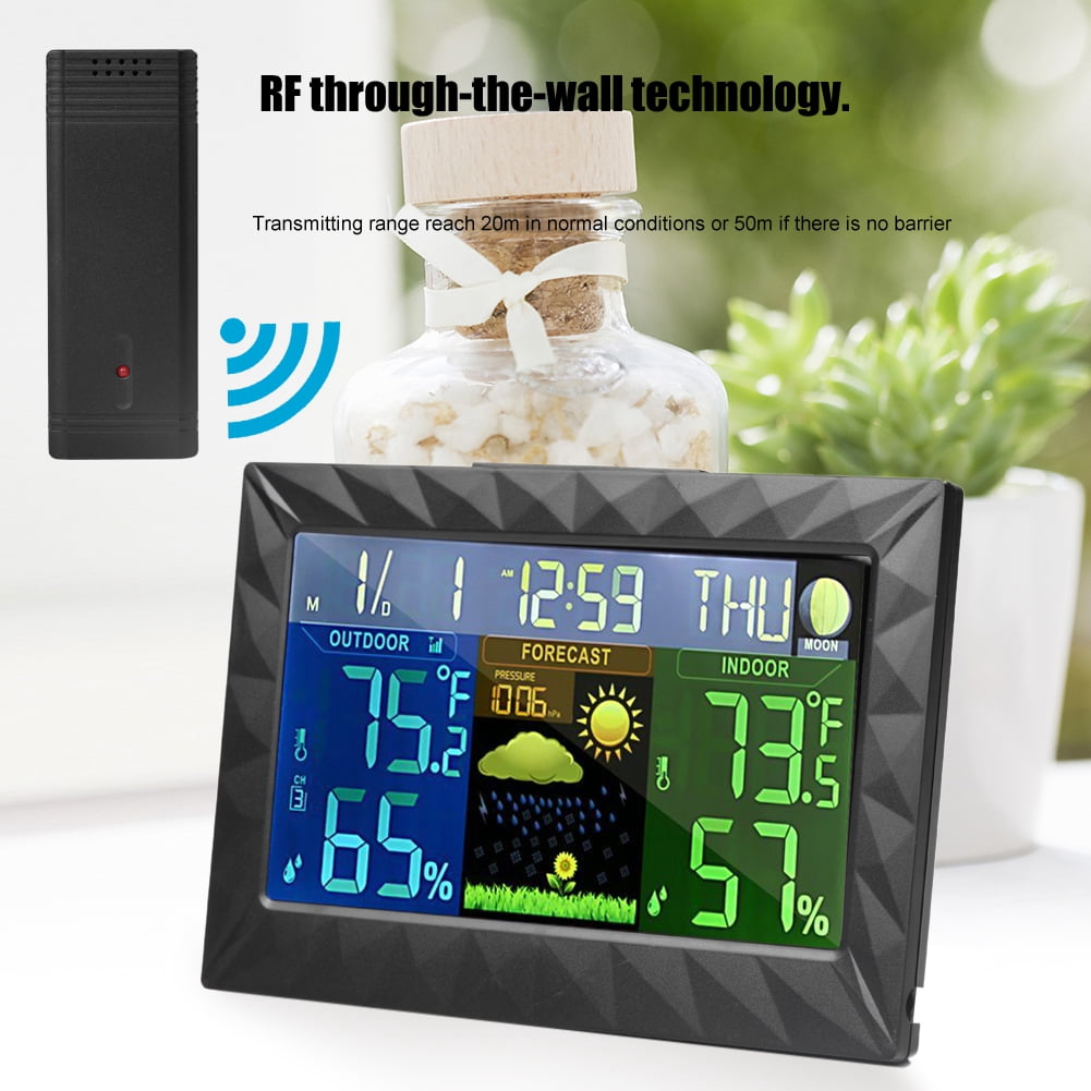 OTVIAP Wireless Weather Station Indoor Outdoor Temperature Humidity