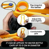 Universal Bottle Cap Opener - Creative Plastic Accessories for Effortless Bottle Opening