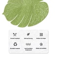 thumbnail image 3 of Juego de 4 manteles individuales para mesa de comedor con forma de hoja, 3 of 5