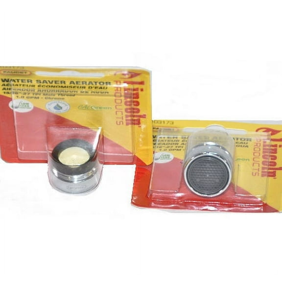 Lincoln Products 103173 Faucet Water Saver Aerator 6 Pack - Chrome