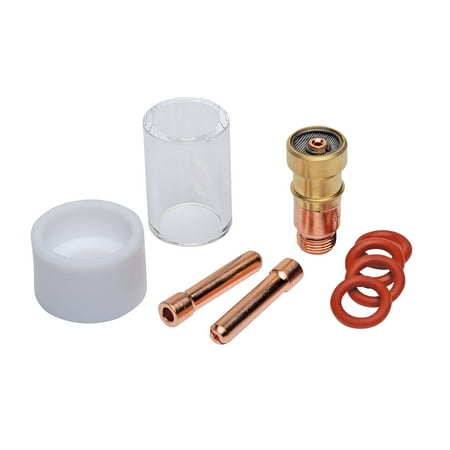 

Eastwood TIG Welding Pyrex Gas Lens 1/16 Inch 9 Piece Set for WP17 WP18 and WP26 Torches