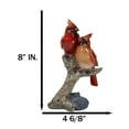 thumbnail image 2 of Northern Male and Female Red Cardinal Birds Perching On Tree Branch Figurine, 2 of 9