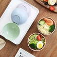 thumbnail image 5 of 5 PCS 12cm Cereal Bowls Wheat Straw Unbreakable Reusable Bowlad Bowl Soup Bowl Noodle Container Mixing Bowls, 5 of 8