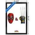 thumbnail image 3 of Marvel Deadpool & Wolverine - Mask and Claws One Sheet Wall Poster, 14.725" x 22.375" Framed, 3 of 5
